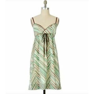 Anthropologie Viola Snow Pea Sundress Size 8